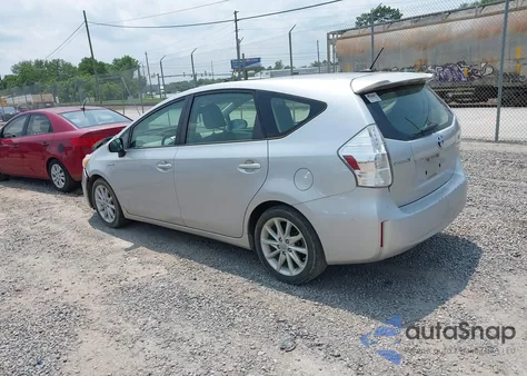 2012 Toyota Prius V Five from USA, damaged, VIN JTDZN3EU3C3032952